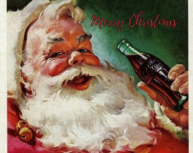 santa-and-coca-cola greeting cards