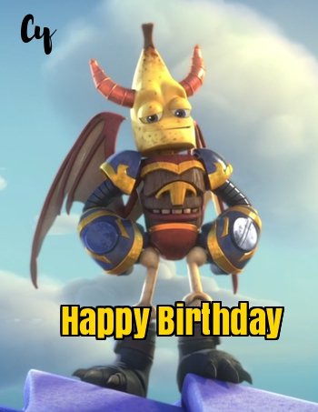 skylander-cy birthday cards