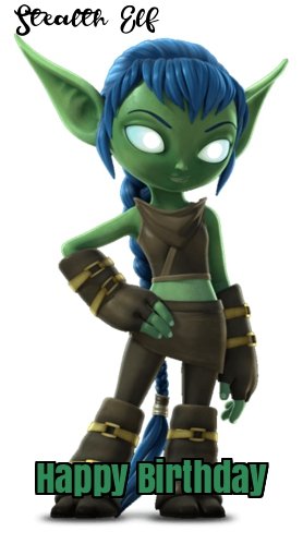 skylander-stealth-elf birthday cards