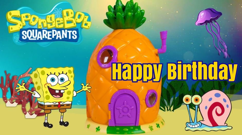 spongebob birthday cards