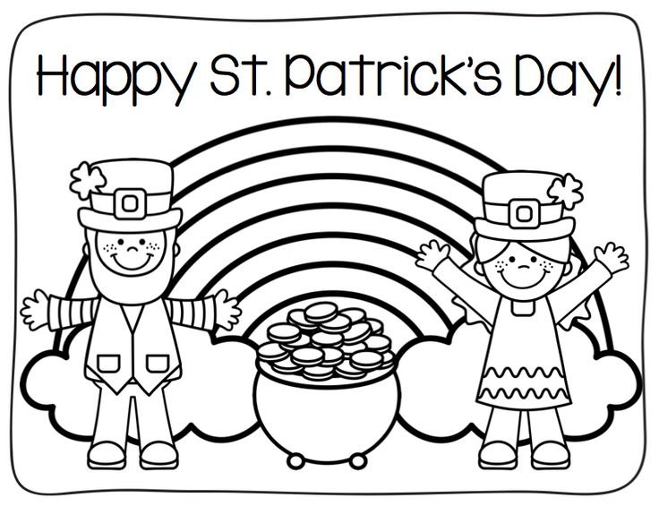 st-pats-coloring coloring pages