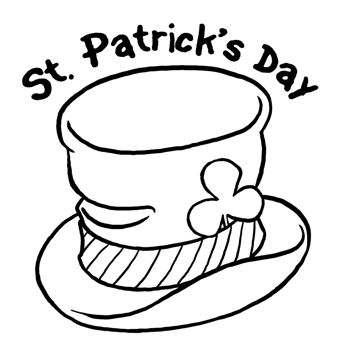 st-pats-coloring coloring pages