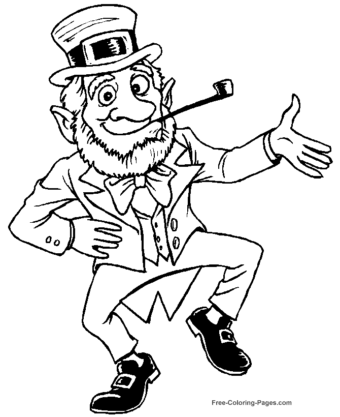 st.patrick's coloring pages