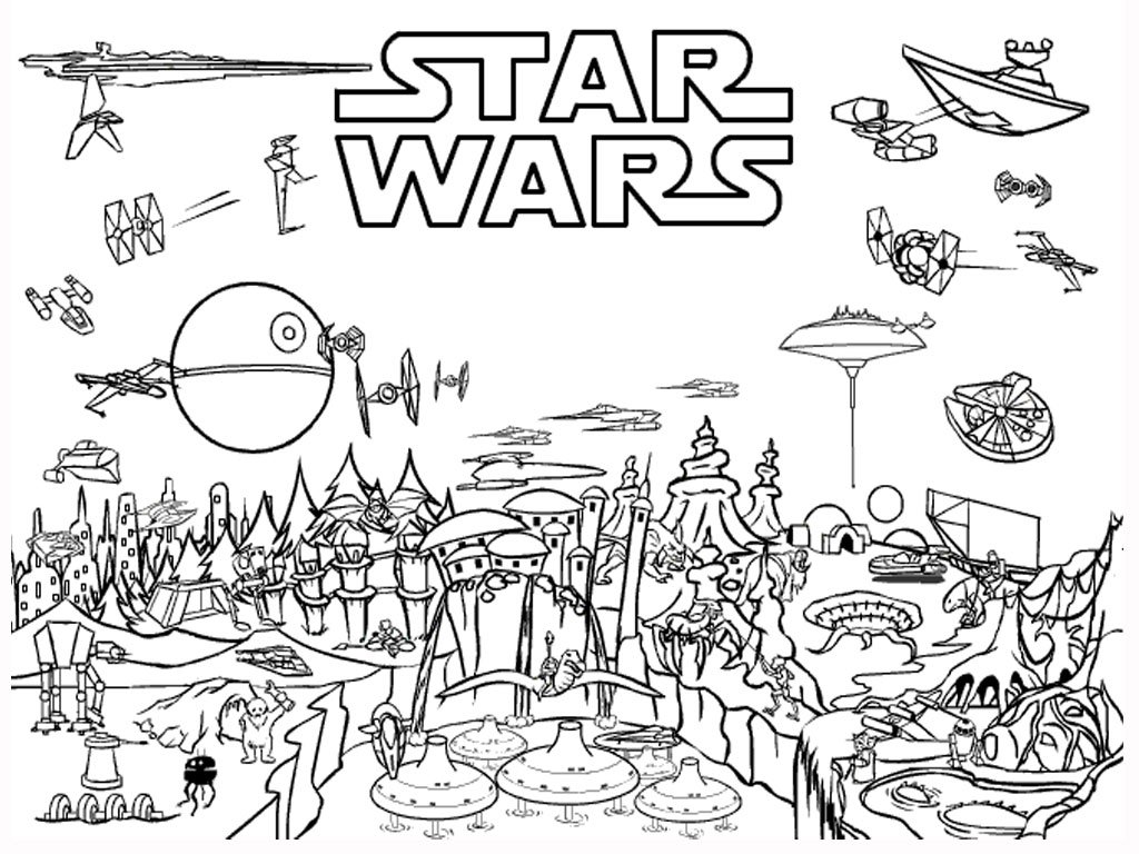 star wars coloring