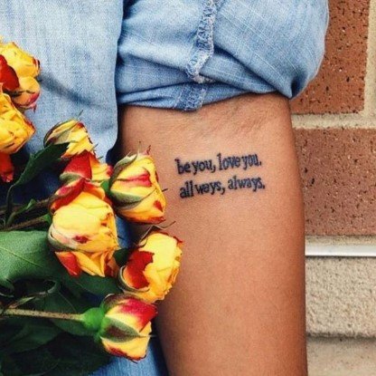 women's tattoo quotes