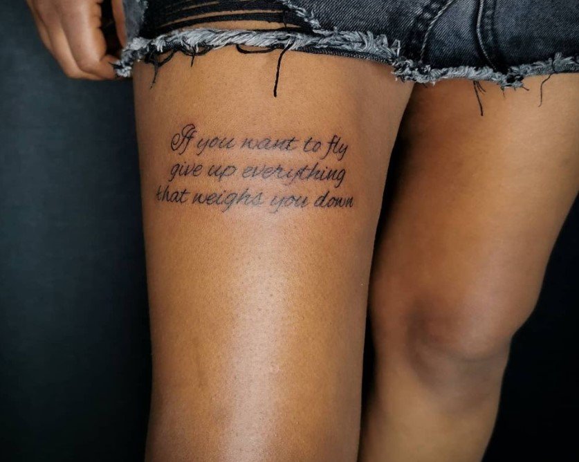 women's tattoo quotes