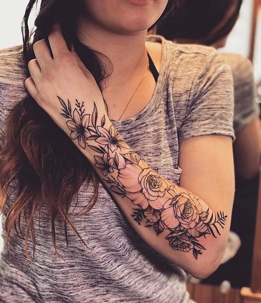 womens-flower-tattoos